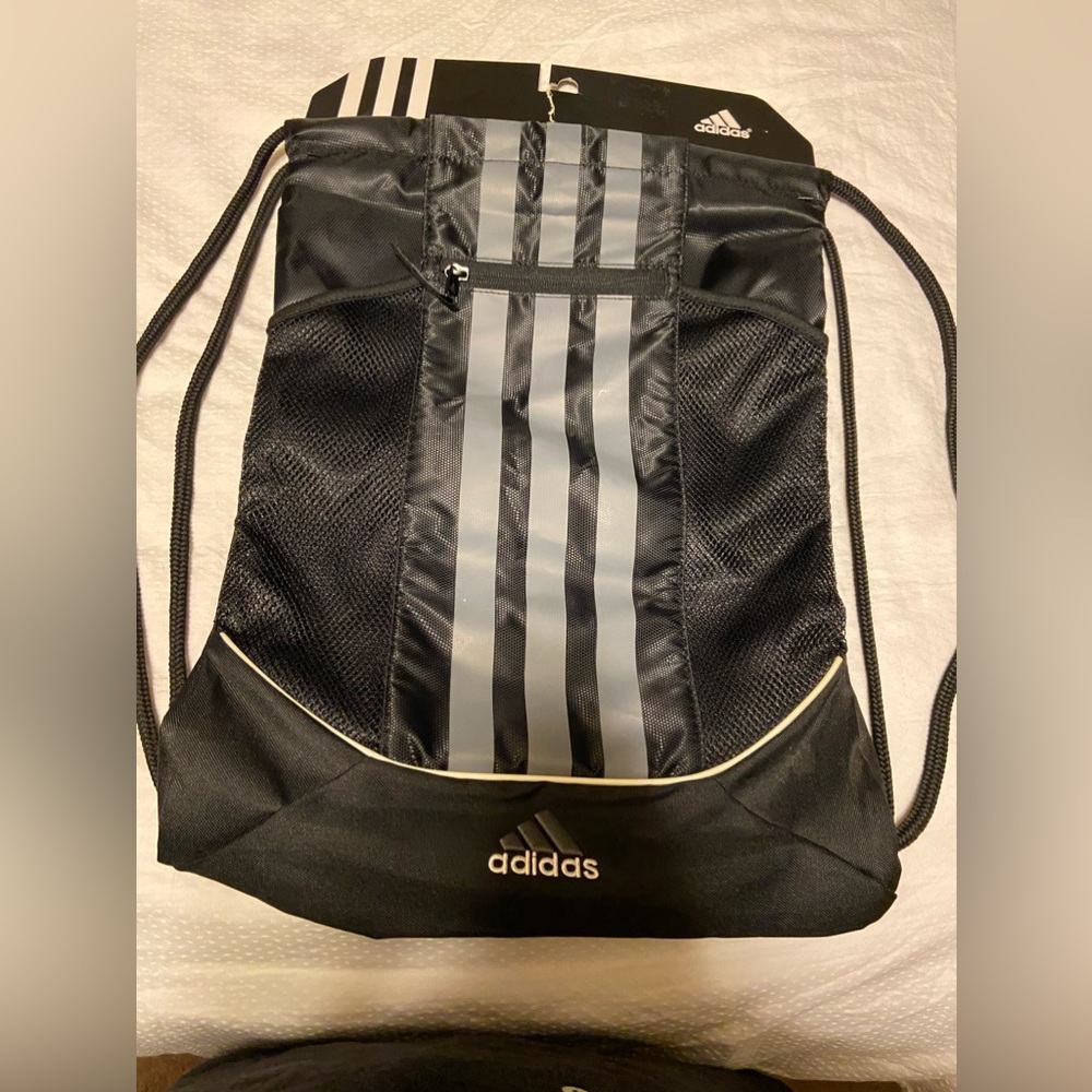 Adidas Brand Black Athletic Backpack NWT